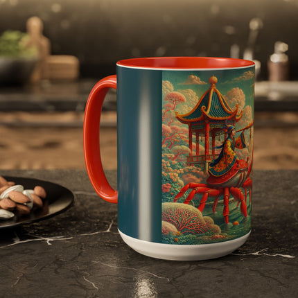 The Celestial Crab Navigator Colorful Mugs (11oz, 15oz)