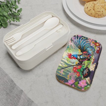 Cyberpunk Rooster Bento Lunch Box