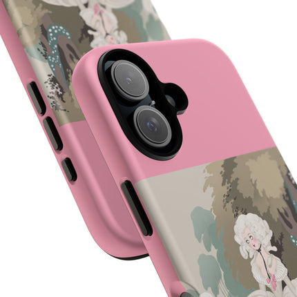 Rococo Garden Reader Phone Case – Whimsical Elegance & Timeless Charm