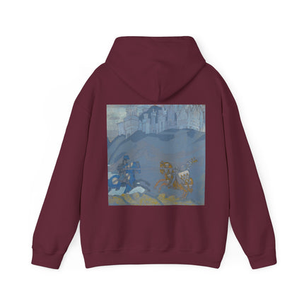 The Duel by Nicholas Roerich Unisex Heavy Blend™ Hooded Sweatshirt