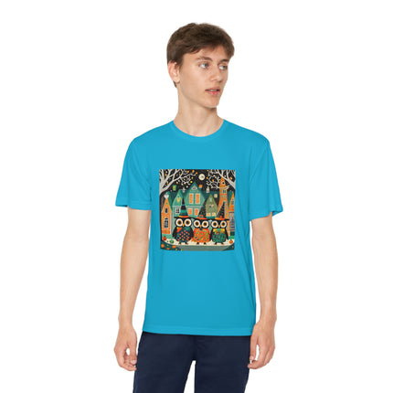 Night of the Trick-or-Treating Owlets Youth Competitor Tee