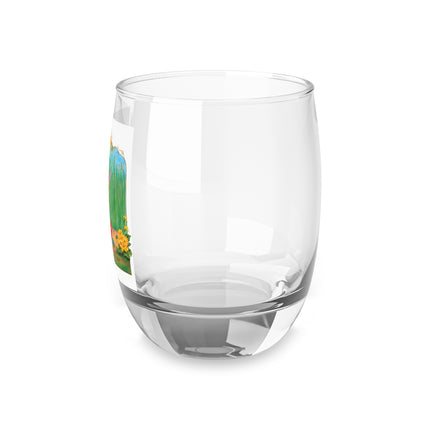 Spring Fairies & Floral Delights Whiskey Glass
