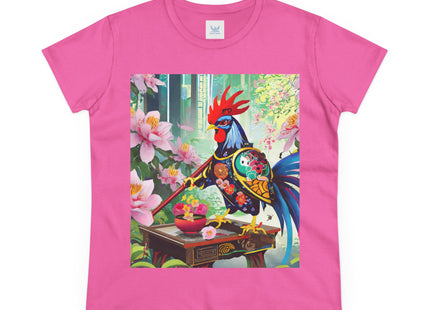 Cyberpunk Rooster Cotton Tee