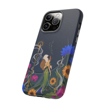 🌙🕯️ The Lady Of The Midnight Garden Phone Case – Art Deco Nocturne