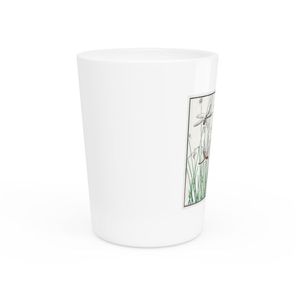 Dragonflies by Morimoto Toko Ceramic Shot Glass
