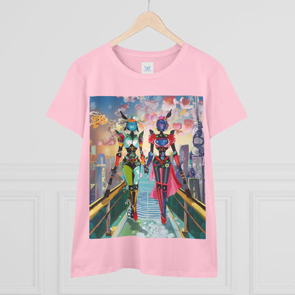 Cyber Punk Robot Models Cotton Tee
