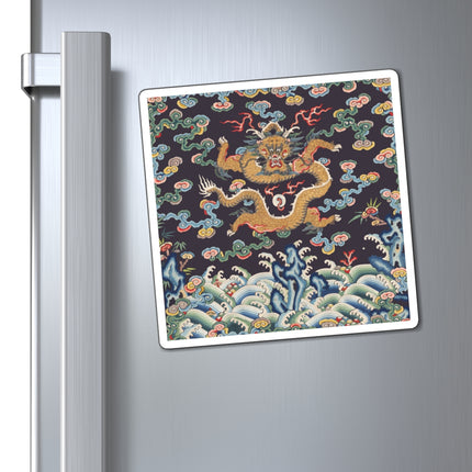 Rank Badge with Dragon with Deer Hooves Magnet (3 Sizes)