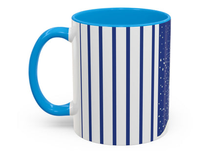 Snowman in Falling Snow Colorful Mugs (11oz, 15oz)
