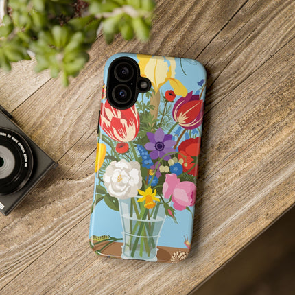 Spring Bouquet Phone Case – Vibrant Blooms & Whimsical Charm