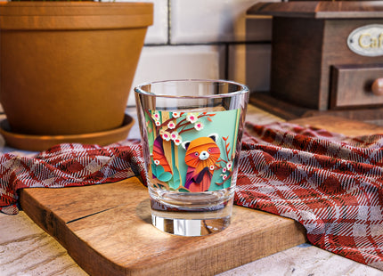 A Playful Red Panda Shot Glass, 1.5oz