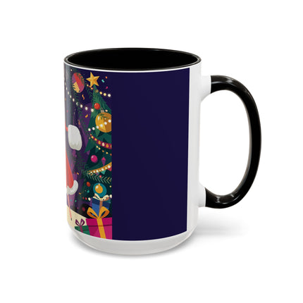 🎄❄️ The Christmas Snowball Dance Colorful Mug – Whimsical Holiday Fashion Fantasy