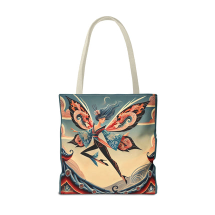 The Dragon Fairy of the Temple Tote Bag – Mythic Grace & Ancient Power