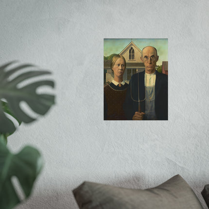 American Gothic by Grant Wood Fine Art Posters