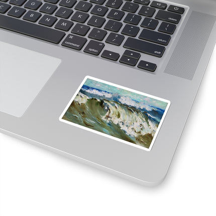The Wave by Karl Hagemeister Kiss-Cut Stickers (4 Sizes)