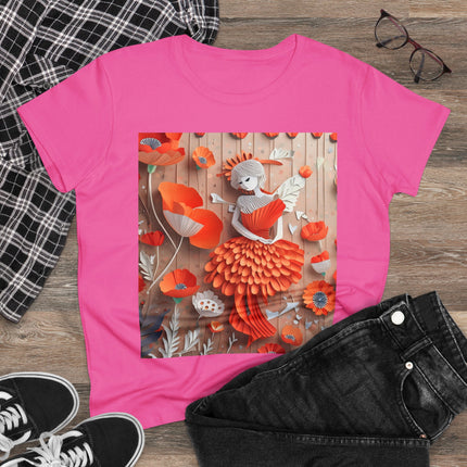 Poppy Fairy Women's Midweight Cotton Tee