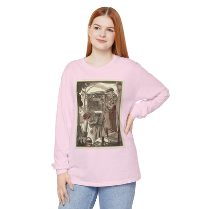 Bric-A-Brac by Fernand Siméon Garment-dyed Long Sleeve T-Shirt