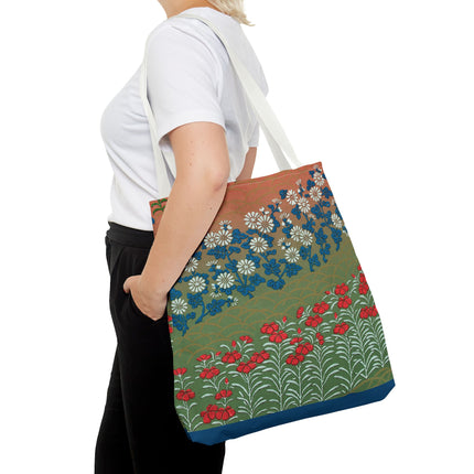 Japanese Flower Pattern II by G.A. Audsley Tote Bag (AOP)