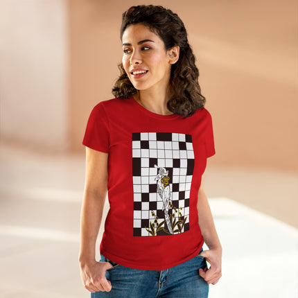 The Crossword Women's Midweight Cotton Tee