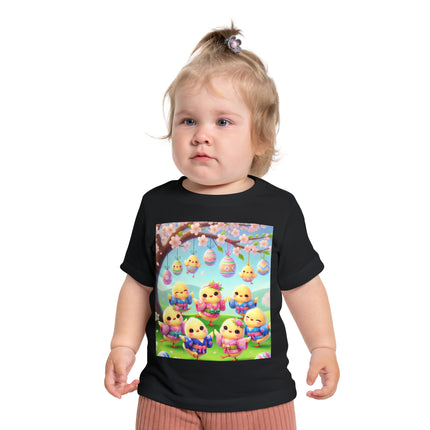 Easter Chicks and Springtime Wishes Baby T-Shirt