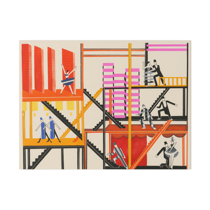 Maquettes de Théâtre IV – Cubist Futurist Stage Design by Alexandra Exter