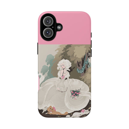 Rococo Garden Reader Phone Case – Whimsical Elegance & Timeless Charm