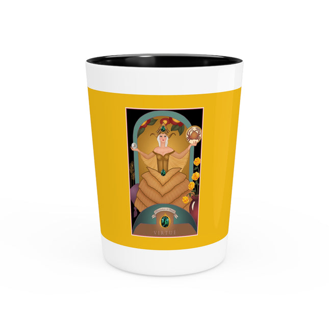 June & Pearl, Alexandrite (from the Gem Series) by Sofia Chiostri Ceramic Shot Glass