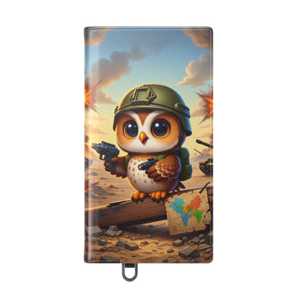 🦉🌟 The Owl on the Front Lines Flip Case – Courage & Quiet Strength
