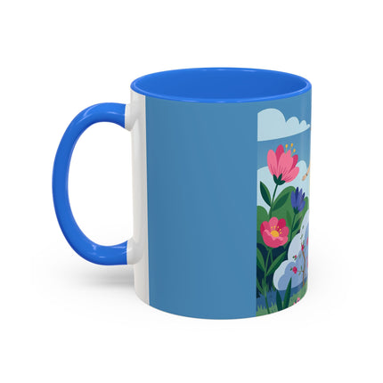 Garden Of New Beginnings Colorful Mugs – Art Deco Floral Elegance