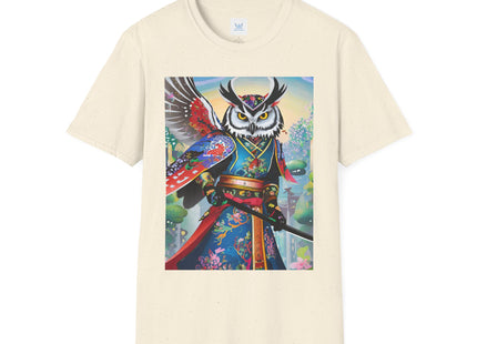 Cyberpunk Samurai Owl Softstyle T-Shirt