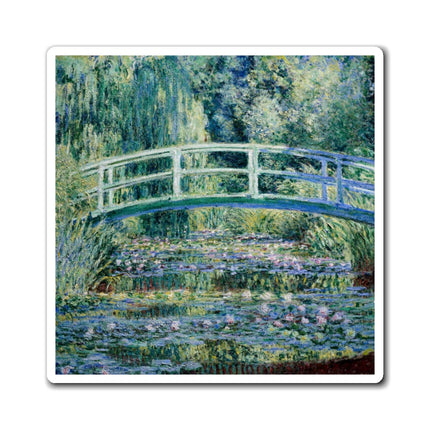 Water Lilies and Japanese Bridge by Claude Monet Magnets (3 Sizes)