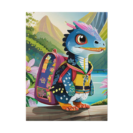 Baby Raptor Matte Canvas, Stretched, 0.75"