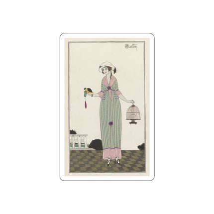 Robe de linon (Linen Dress) by Charles Martin Die-Cut Stickers (5 Sizes)