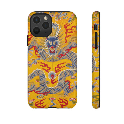Majestic Dragon Regalia – Imperial 12-Symbol Robe Phone Cases