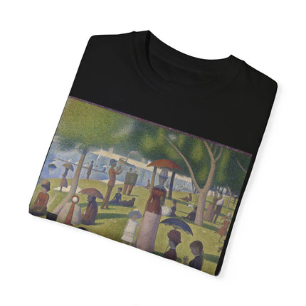 A Sunday on La Grande Jatte by Georges Seurat Unisex Garment-Dyed T-shirt