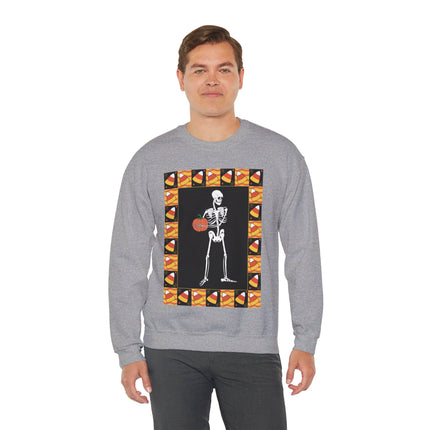Candy Corn Skeleton Unisex Heavy Blend™ Crewneck Sweatshirt