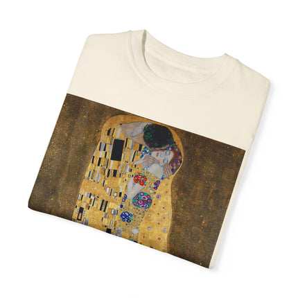 The Kiss by Gustav Klimt Unisex Garment-Dyed T-shirt