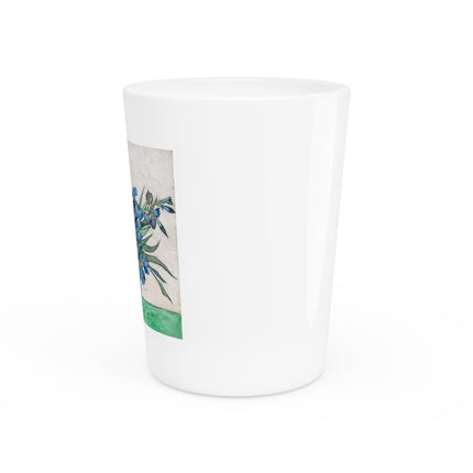 Irises by Vincent Van Gogh Ceramic Shot Glass