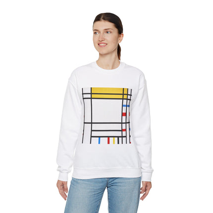 Place de la Concorde by Piet Mondrian Heavy Blend™ Crewneck Sweatshirt