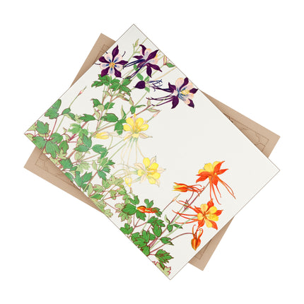 Aquilegia by Tanigami Kônan Ceramic Tile
