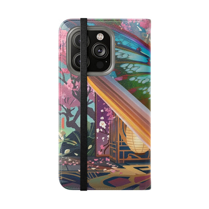 🦊🦋 Cyber Kitsune Butterfly Guardian Phone Case – Neon Magic & Digital Dreams