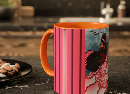 Winter Rose Empress Colorful Mugs (11oz, 15oz)