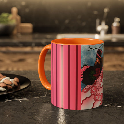 Winter Rose Empress Colorful Mugs (11oz, 15oz)