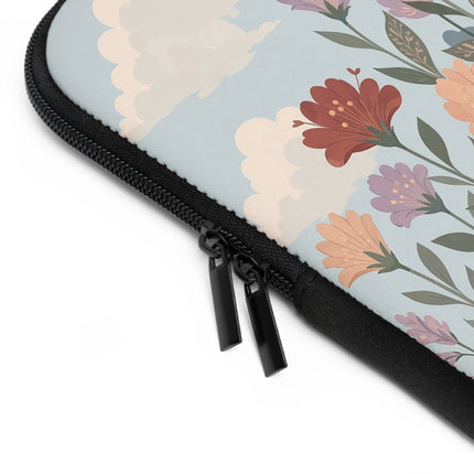 🌸🎀 The Lady And Her Little Companion Laptop Sleeve – Art Deco Garden Elegance
