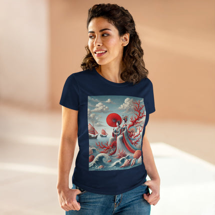 Ladies by the Quiet Sea Cotton Tee