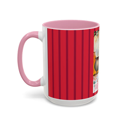 The Hallowe'en Cauldron In the Firelight's Gleam Colorful Mugs (11oz, 15oz)