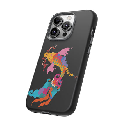 Golden Koi Phone Case – Lucky Swim & Vibrant Fortune