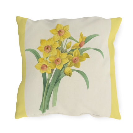 Choix des plus belles fleurs, Plate 052 by Pierre Joseph Redouté Outdoor Pillows