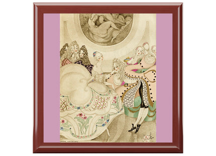 Sur talons rouges (On Red Heels) pl 01 by Gerda Wegener Jewelry Box