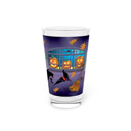 Whimsical Halloween Mischief Glass, 16oz
