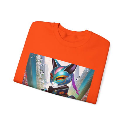 Cyberpunk Chic Unisex Heavy Blend™ Crewneck Sweatshirt